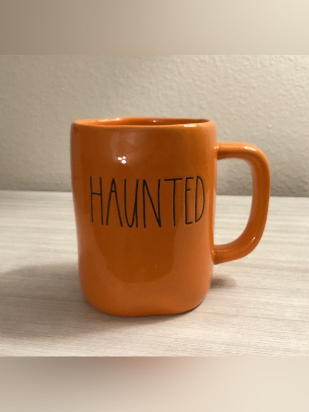 Haunted Orange Ceramic Mug - Rae Dunn